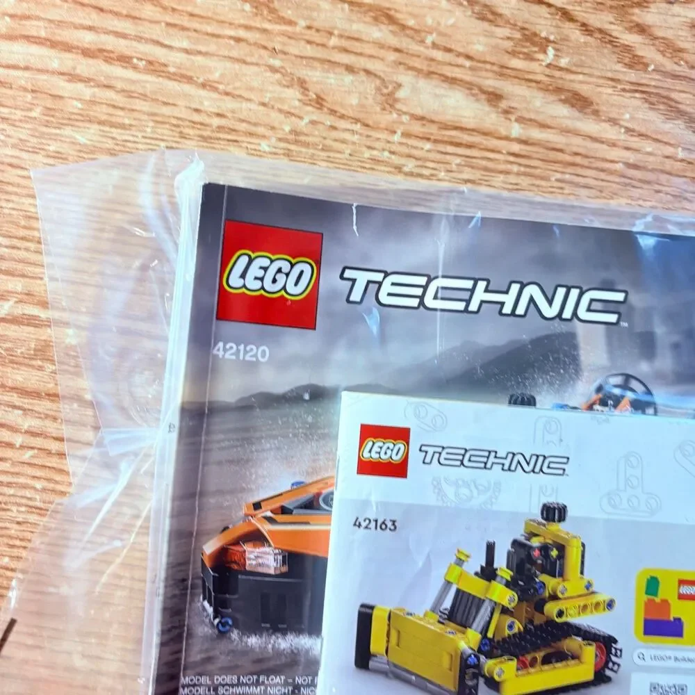 LEGO Technic 42120 and 42163 Rescue Hovercraft Instruction Manual Book Only